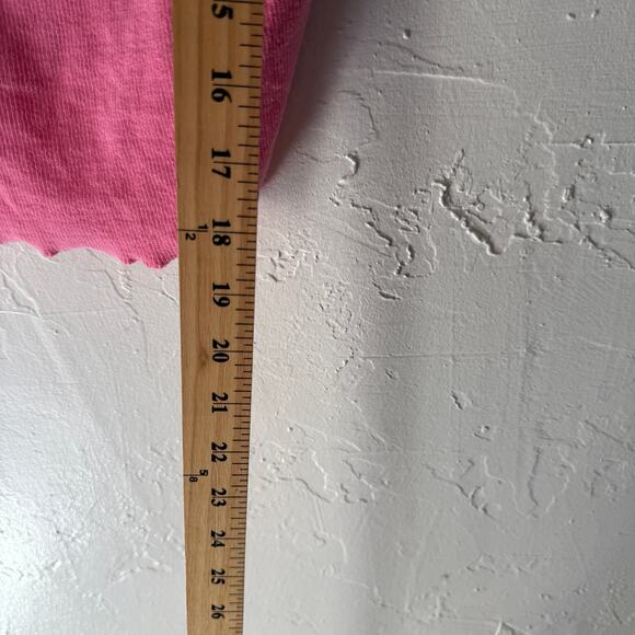 PS Basics PacSun Pink Ribbed Cami Tank Top Women’s Size L Lettuce Hem‎ Y2k Style - Picture 7 of 7